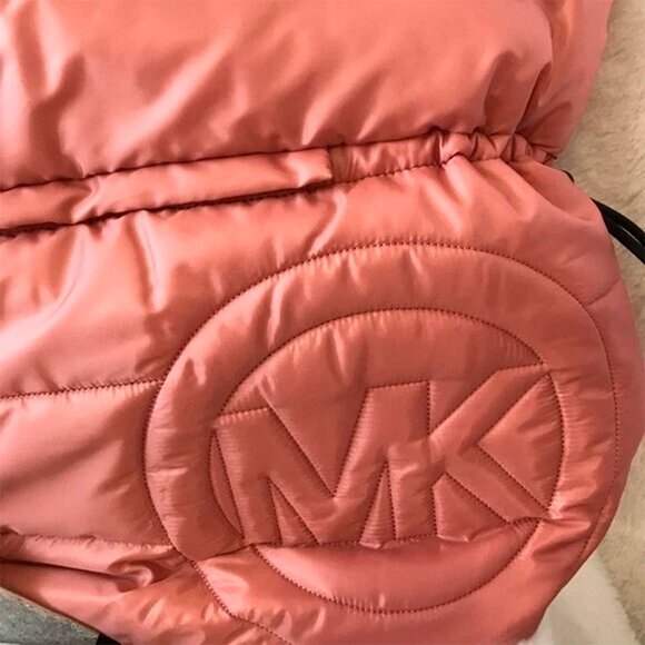 S Michael Kors Rae Sunset Rose Nylon Extra Large Tote 35F1U5RT3C Pink $398 - Picture 8 of 15